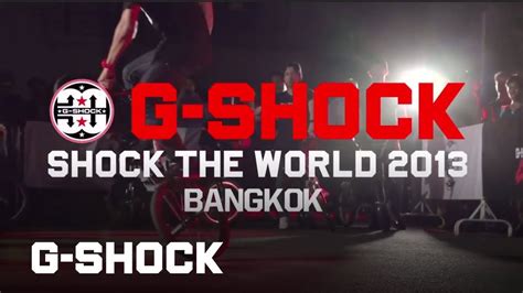 Casio G Shock Shock The World 2013 In Bangkok Youtube