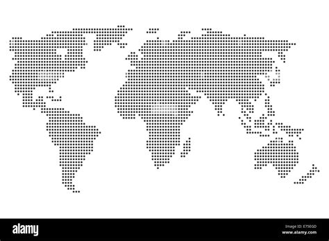 A World Map Illustration Isolated On Clean Background Stock Photo Alamy
