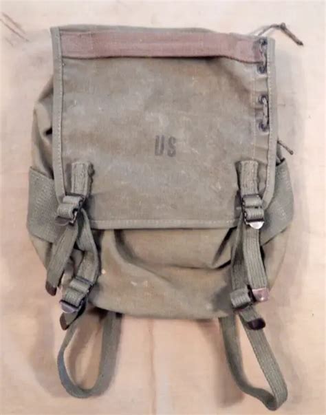 Early Vietnam War Us Army Field Pack Combat 1st Pattern M 1956