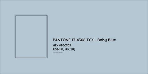 About Pantone 13 4308 Tcx Baby Blue Color Color Codes Similar