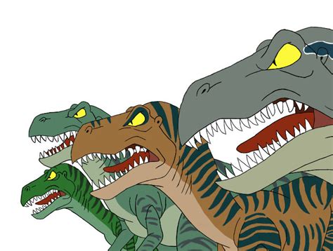 The Raptor Squad In Land Before Time Style By Rainbowracer95 On Deviantart