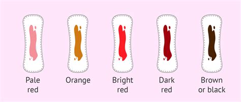 Menstrual Bleeding Color