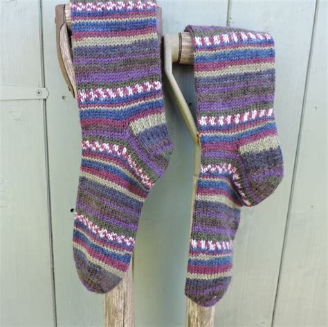 With that in mind, we're delighted to bring you this fab pair, knitted flat on two straight needles. knitting patterns DK socks