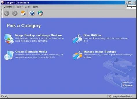 On the main interface here you can manage the partition number, file sytem, disk type, and other information. Using Seagate DiscWizard - Photos: How to upgrade your ...