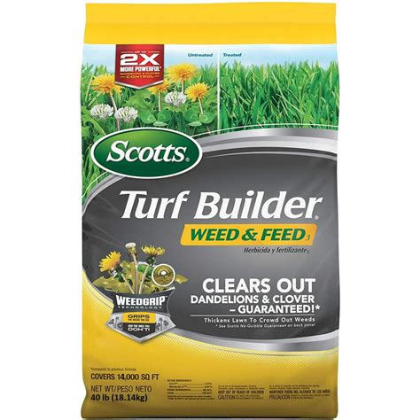 Scotts Turf Builder Weed And Feed3 40 Pounds Covers 14000 Square Feet