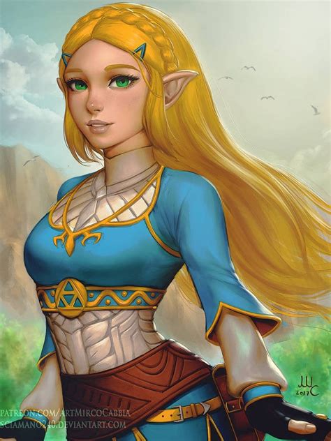 Wow Beautiful Zelda Fanart By Sciamano Also Posted On R Zelda