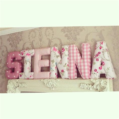 Fabric Letters New Baby T Personalised Initial Name Etsy