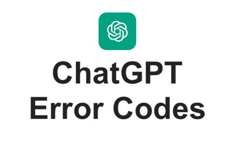 Chatgpt Error Codes Chatgpt 5