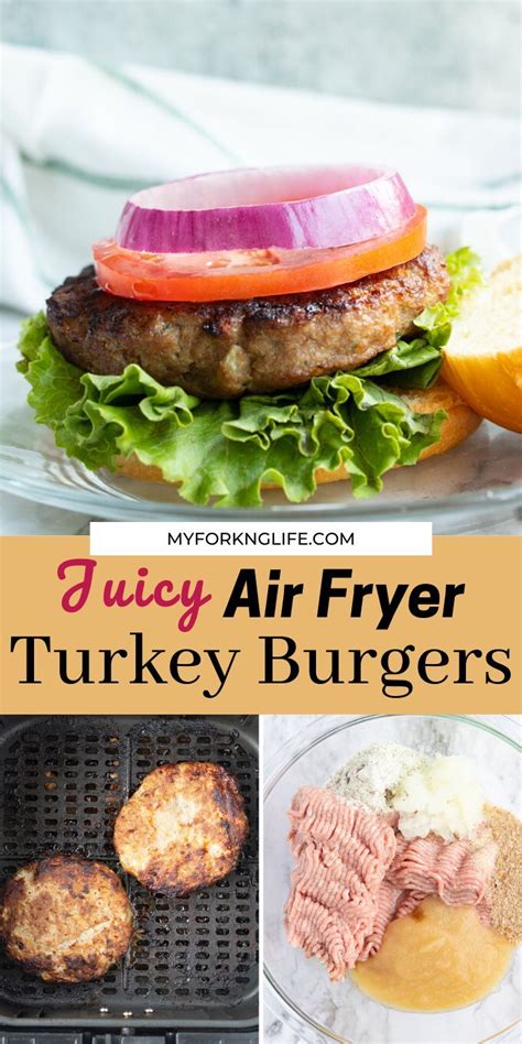 Great air fryer recipes and reviews, air fryer ovens, convection ovens and indoor grills. Juicy Air Fryer Turkey Burgers | Recipe in 2020 | Turkey burgers, Air fryer dinner recipes ...