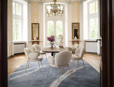 NANA Upholstered Fabric Chair By Freifrau Design Hanne Willmann