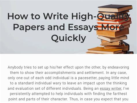 Provide academic inspiration and paragraphs to help you in writing essays and finding citations. Free Essay Writer