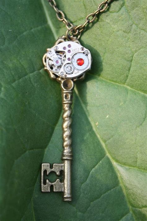 Steampunk Key Necklacependant By Matthewloweart On Etsy £999