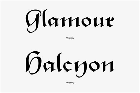 Rhapsody Font Youworkforthem