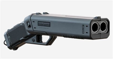 the dx 12 punisher is a double barreled shotgun pistol from the future maxim