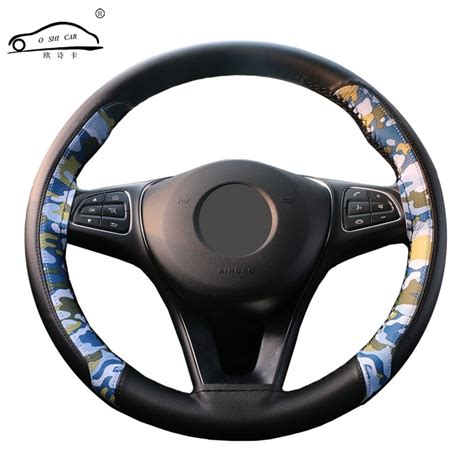 Diy Military Style Car Steering Wheel Cover With Needles And Thread