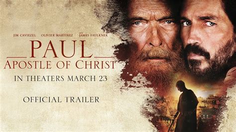 Luke, as a friend and physician, risks his life when he ventures into the city of rome to visit paul, who is held captive in nero's looking for movie tickets? Paul, Apostle of Christ: Official Trailer | Now Playing ...