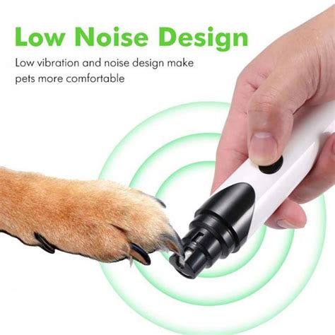 Quiet Dog Nail Grinderelectric Noise Free Pet Nail Grindergrooming