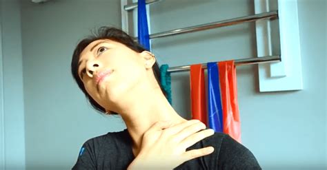 Neck Pain And Stiffness Sternocleidomastoid Muscle Stretch Insync