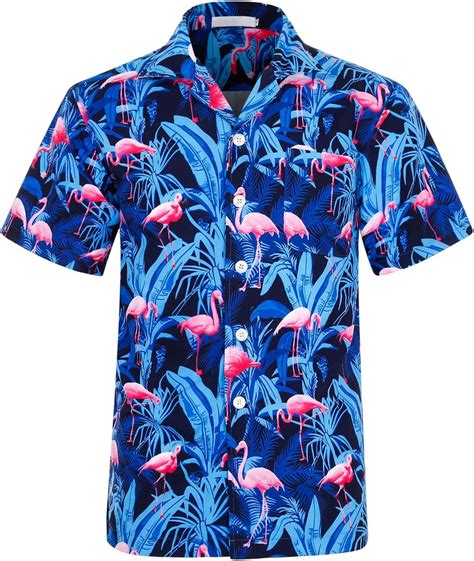 Icker Hawaii Hemd Strandhemd F R Herren Kurz Rmelig Blumenmuster Klassisch L Ssig Normale