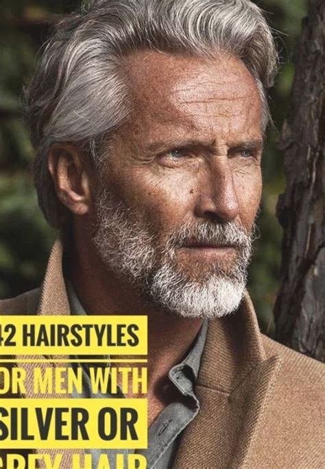 Hairstyles For Men With Silver And Grey Hair Mens Grey Hairstyles