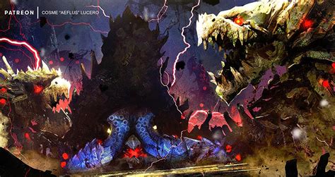 The Corpse Dragon Nakarkos By Cosme Aeflus Lucero Monsterhunter