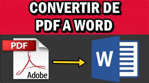 Como Convertir Archivos De Pdf A Word Sin Programas Fácil Y Rápido