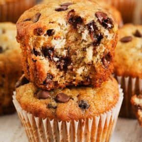 Banana Chocolate Chip Muffins Quick Easy Spend Wit In