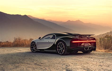 Bugatti Chiron Rear 4k Wallpaperhd Cars Wallpapers4k Wallpapers