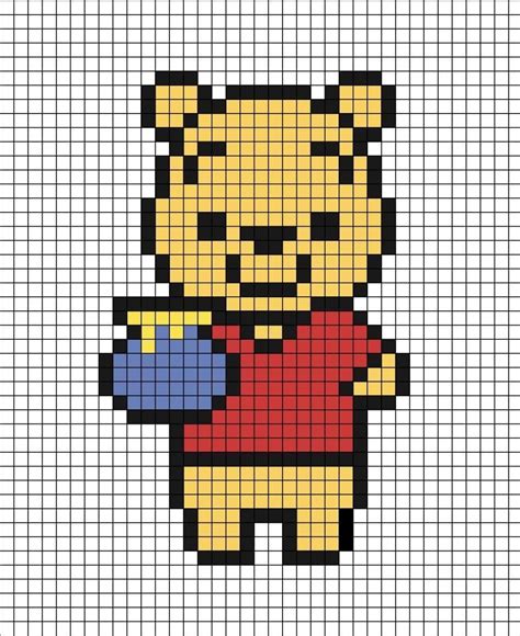 Winnie The Pooh Honey Pot Pixel Art Artofit