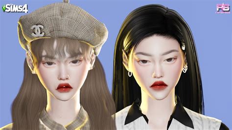 💙 Korean Twins Cc Folder And Sim Download Sims 4 Cas Youtube