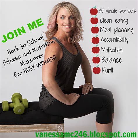 Busy Women Back To School Fitness And Nutrition Makeover Vanessafit