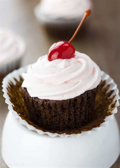 Chocolate Cherry Cupcakes With Cherry Frosting Gluten Free Recipes Easy Recipes By Veggie