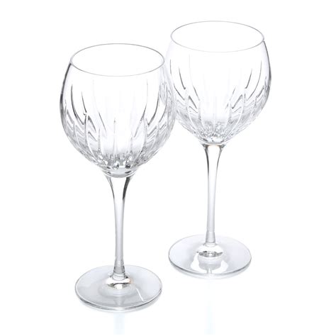 reed and barton crystal goblet set of 2 crystal goblets reed and barton goblet