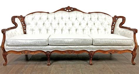 Lot Kingsley Furniture French Victorian Fruitwood Sofa