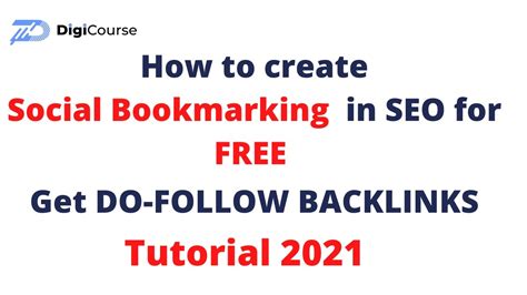 How To Create Social Bookmarking In SEO Social Bookmarking Off Page SEO Tutorial YouTube