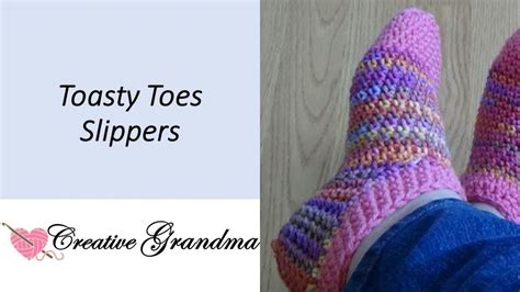 Crochet Slipper Pattern Toasty Toes Slipper Socks Easy Free Pattern At