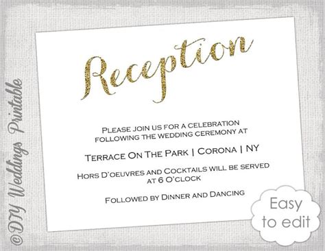 Wedding Invitations With Reception Cards Arts Arts