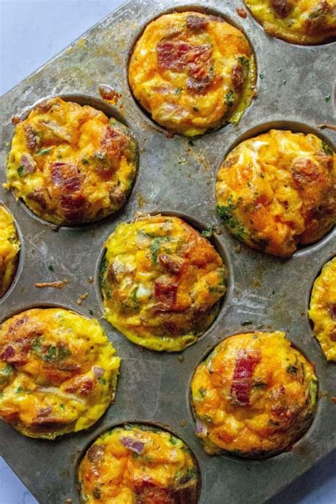 Keto Bacon Egg Muffins A Wicked Whisk