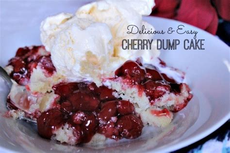 Delicious And Easy Cherry Dump Cake Recipe
