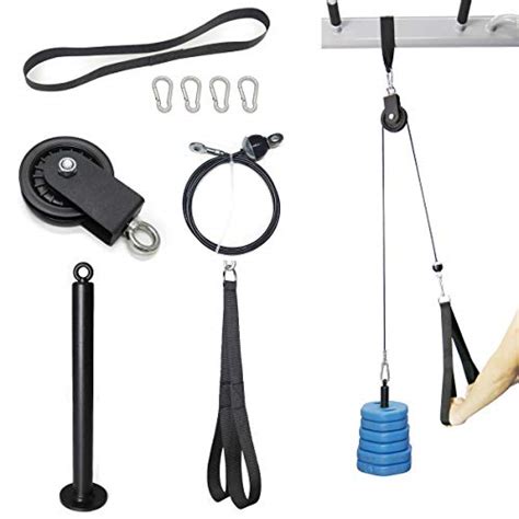 Syl Fitness Lat Cable Pulley System With Loading Pin Diy Home Garage