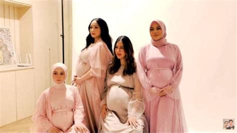 8 Potret Maternity Paula Verhoeven Bersama Nagita Slavina Aurel Hermansyah Dan Lesti Kejora