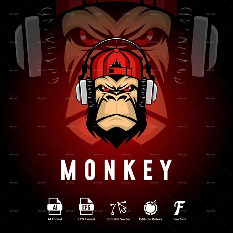 Monkey Logo Monkey Logo Logo Templates Monkey