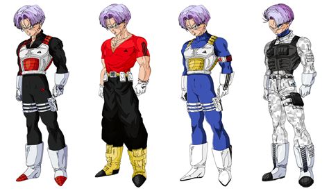 Trunks Outfits And Armors By Cedric Yaute On Deviantart