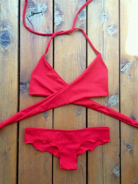 bikini babes bikini tops red bikini bikini beach beach swimwear triangl swimwear red