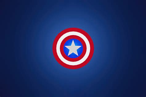 2560x1700 Captain America Minimalist Logo 4k Chromebook Pixel Wallpaper
