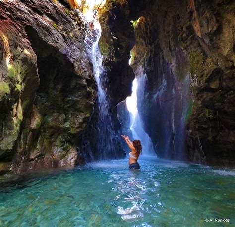 ⭐ Travel Guide For Island Crete ⛵ Greece The Waterfall Of Kourtaliotis