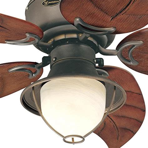 Padma modern led ceiling light with fan, 40w dimmable ceiling fan lights with. Westinghouse 7861920 Oasis Single-Light 48-Inch Five-Blade ...