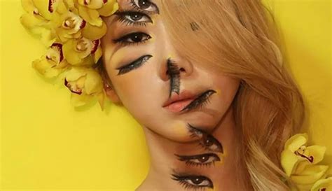 Makeup Ilusi Karya Dain Yoon Yang Unik Tapi Bikin Pusing Kepala Photo