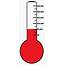 Blank Fundraising Thermometer Template  Clipartsco
