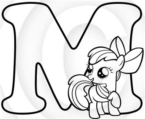 My Little Pony Printable Letters